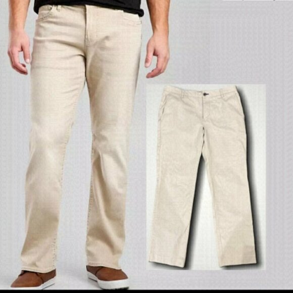 MODERN Amusement Tan Khakis Straight Leg Pants 34​​​ - Picture 1 of 14